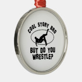 koele worsteldesign metalen ornament (Rechts)