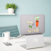Koele Wortel Collectie Sticker (Laptop op bureau)