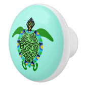 Koele Zeeen SCHILDPAD - Dierenvriend - Aqua Keramische Knop (Rechts)