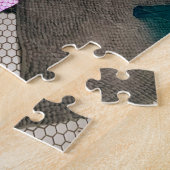 Koele zeemeermin in bad legpuzzel (Zijkant)