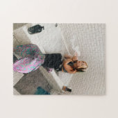 Koele zeemeermin in bad legpuzzel (Horizontaal)