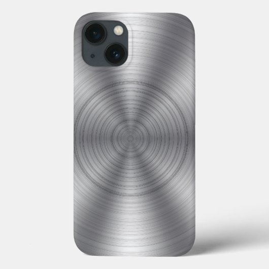 Koele zilveren metalen uitstraling Case-Mate iPhone case (Achterkant)