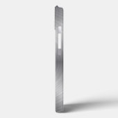 Koele zilveren metalen uitstraling Case-Mate iPhone case (Achterkant / Links)