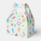 koele zomer- ijs, populier en koude drink bedankdoosjes (Achterkant)