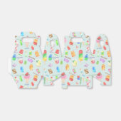 koele zomer- ijs, populier en koude drink bedankdoosjes (Uitgevouwen)