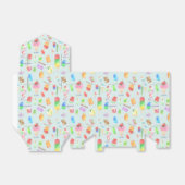 koele zomer- ijs, populier en koude drink bedankdoosjes (Uitgevouwen)