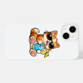 Koele Zomer Kat Case-Mate iPhone Case (Achterkant (horizontaal))
