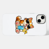 Koele Zomer Kat Case-Mate iPhone Case (Achterkant (horizontaal))