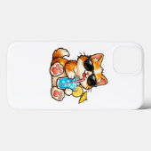 Koele Zomer Kat Case-Mate iPhone Case (Achterkant (horizontaal))