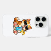 Koele Zomer Kat Case-Mate iPhone Case (Achterkant (horizontaal))
