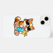 Koele Zomer Kat Case-Mate iPhone Case (Achterkant (horizontaal))