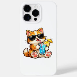 Koele Zomer Kat Case-Mate iPhone 14 Pro Max Hoesje