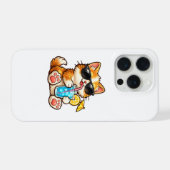 Koele Zomer Kat iPhone Hoesje (Achterkant horizontaal)