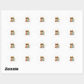 Koele Zomer Kat Ster Sticker (Vel)
