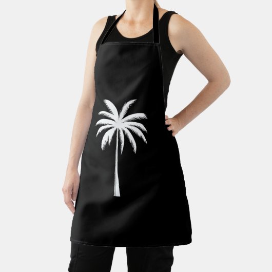 Koele zomer vakantie zonsondergang strand palmboom schort (Insitu)