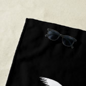 Koele zomer vakantie zonsondergang strand palmboom strandlaken (In situ)