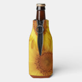 Koele zomer zonnebloem fles wrap flesjeskoeler (Fles Achterkant)