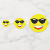 Koele zonnebril Emoji koel Confetti (Voorkanten)