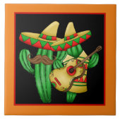 koele zuidwestelijke cactus decor tegeltje (Voorkant)