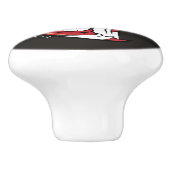 koele Zuidwestelijke peper decor keuken Keramische Knop (Zijkant)