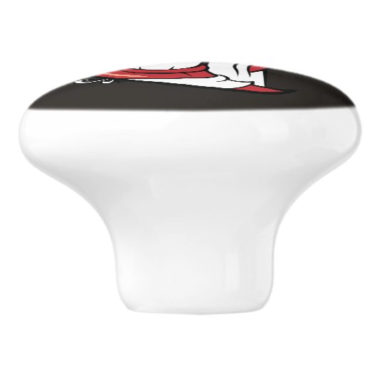 koele Zuidwestelijke peper decor keuken Keramische Knop (Zijkant)