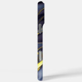 Koele zwart goud gesmolten marmeren vloeistof text Case-Mate iPhone case (Achterkant / Rechts)