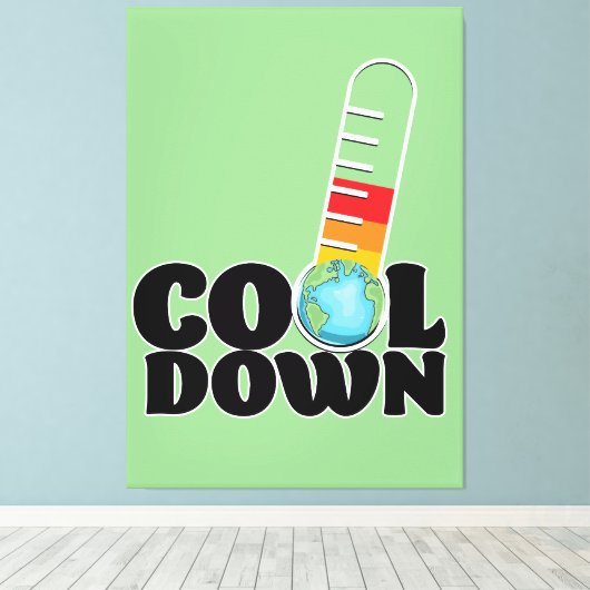 Koelen Canvas Afdruk (Insitu (Houten vloer))