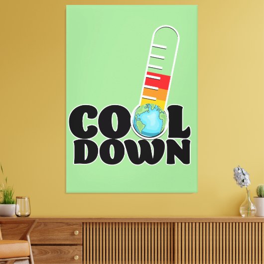 Koelen Canvas Afdruk (Insitu (Woonkamer))