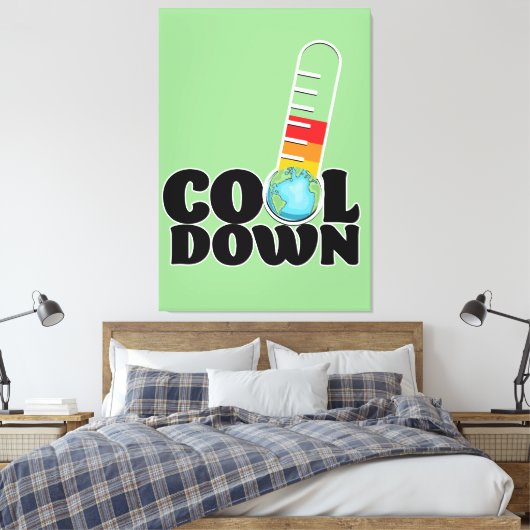 Koelen Canvas Afdruk (Insitu (Slaapkamer))