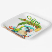 koelen en grillen papieren bordje (Gebogen)