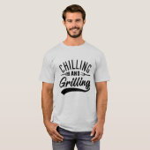 koelen en grillen t-shirt (Voorkant volledig)