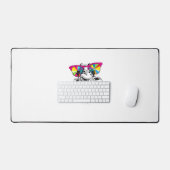 Koelende Giraffe Bureaumat (Keyboard & Muis)