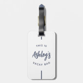 koeler bagagelabel (Achterkant verticaal)