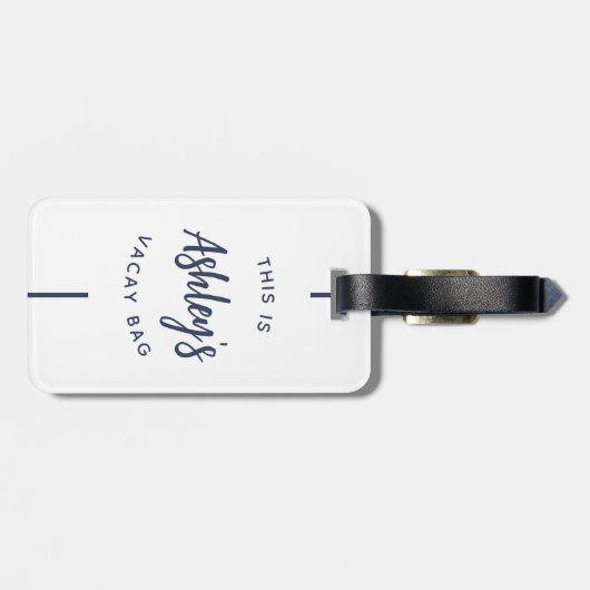 koeler bagagelabel (Achterkant horizontaal)