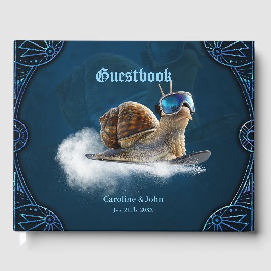 Koeler dan de rest, de snowboardslak. gastenboek (Voorkant)