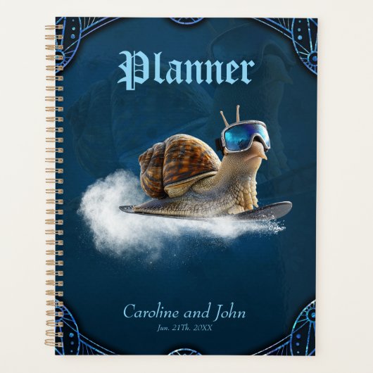 Koeler dan de rest, de snowboardslak. planner (Voorkant)