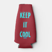 Koeler -Fles (Burg-KEEP IT COOL)RFPMDesigns©️2024 (Voorkant)