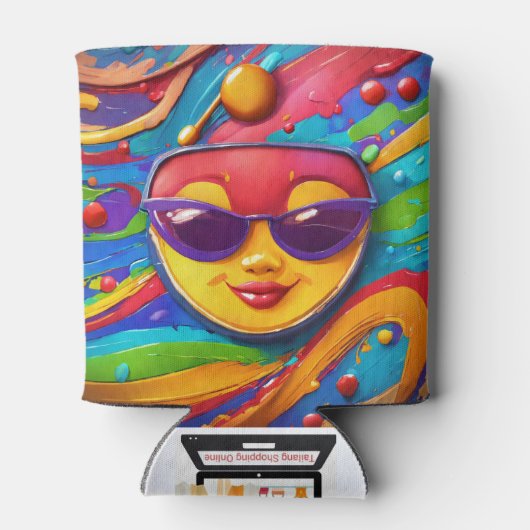 Koeler "Houd het koel: ontdek onze stijlvolle blik (Achterkant)