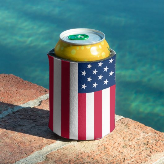 Koeler met Amerikaanse vlag (Insitu Zwembad)