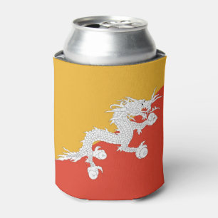 Koeler met vlag van Bhutan