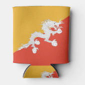 Koeler met vlag van Bhutan (Voorkant)