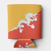 Koeler met vlag van Bhutan (Achterkant)