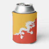 Koeler met vlag van Bhutan (Blikje Achterkant)