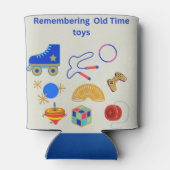 Koeler, schuimspeelgoed, met oude tijden koelbox blikjeskoeler (Achterkant)