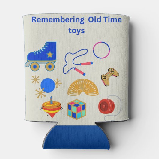 Koeler, schuimspeelgoed, met oude tijden koelbox blikjeskoeler (Achterkant)