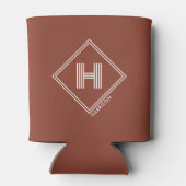 Koeler | Stijlvolle Geometrische Initiaal Monogram (Achterkant)