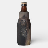 Koeler, verfrissend, bier koozie (Fles Voorkant)