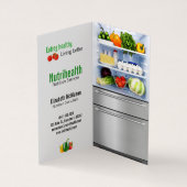 koeler voedingsstof gevouwen visitekaartje (Binnen)