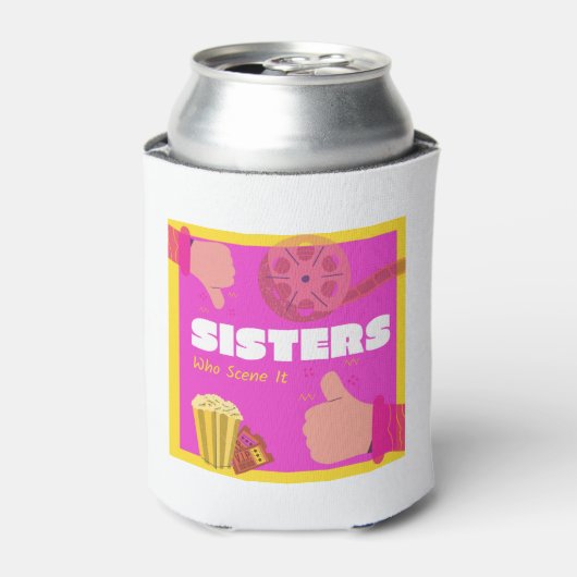 koeler-zussen die het podcast scène blikjeskoeler (Blikje Voorkant)