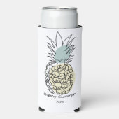 koelere ananas seltzer blikjeskoeler (Seltzer Voorkant)